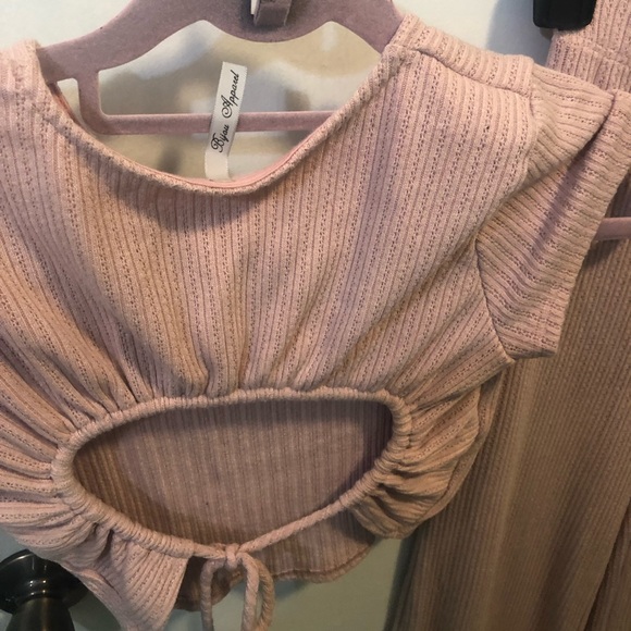 Bijou two piece crop top pant set - Picture 3 of 4